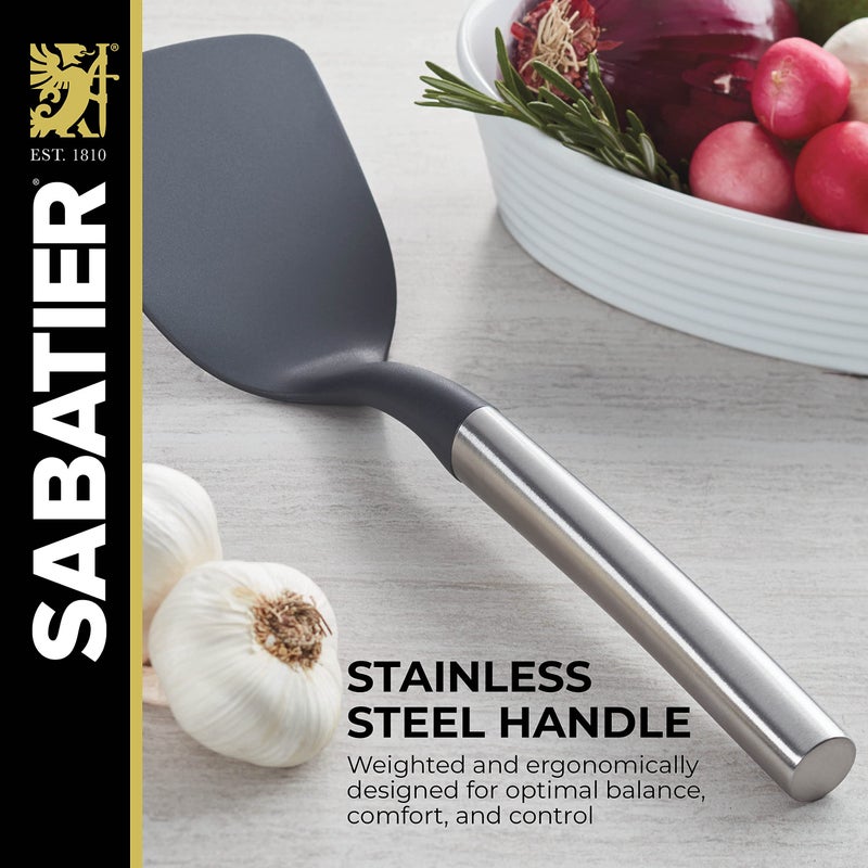 Sabatier Stainless Steel Short Turner, Silver - Image 4